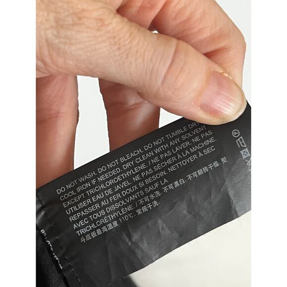 Theory Eco Crunch Scoop Neck Sleeveless Midi Dress Black XL - Picture 6 of 6